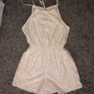 Cute white/cream lace romper from Francescas